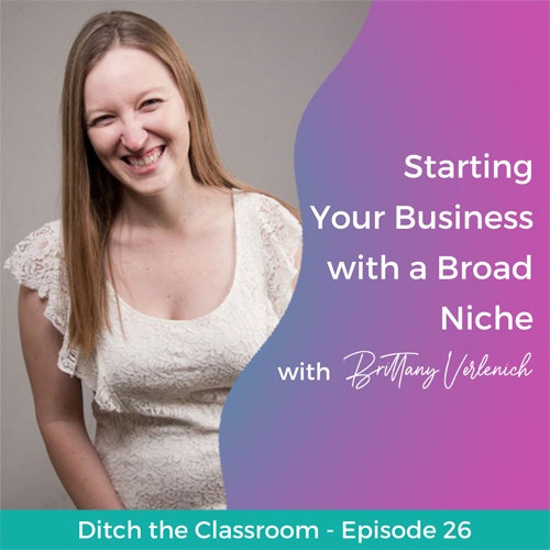 Starting your business with a broad niche