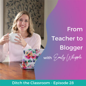 From teacher burnout to blogger