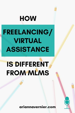 How freelancing/virtual assistance is different from MLMs